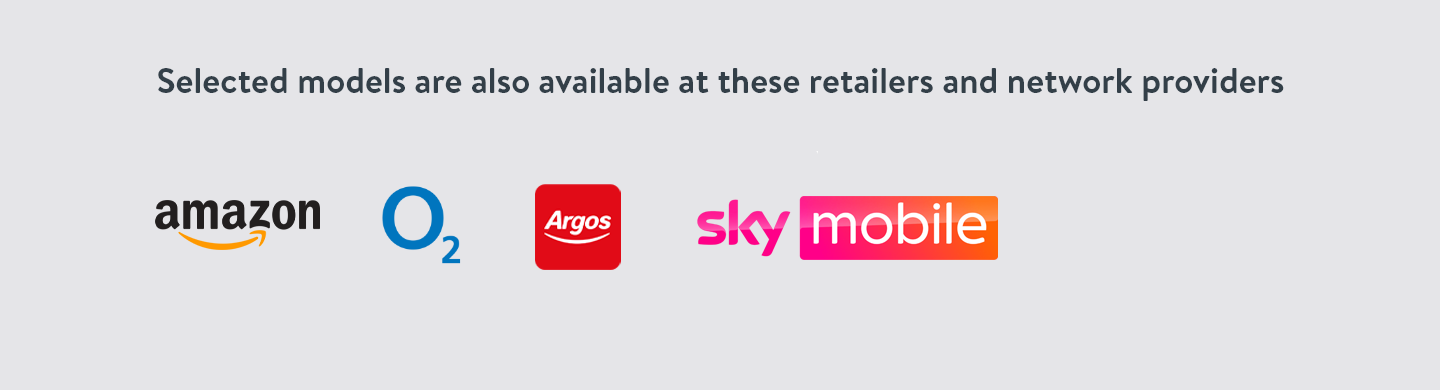 Selected retailers available