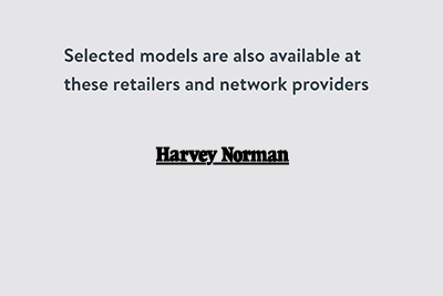 Selected retailers available at