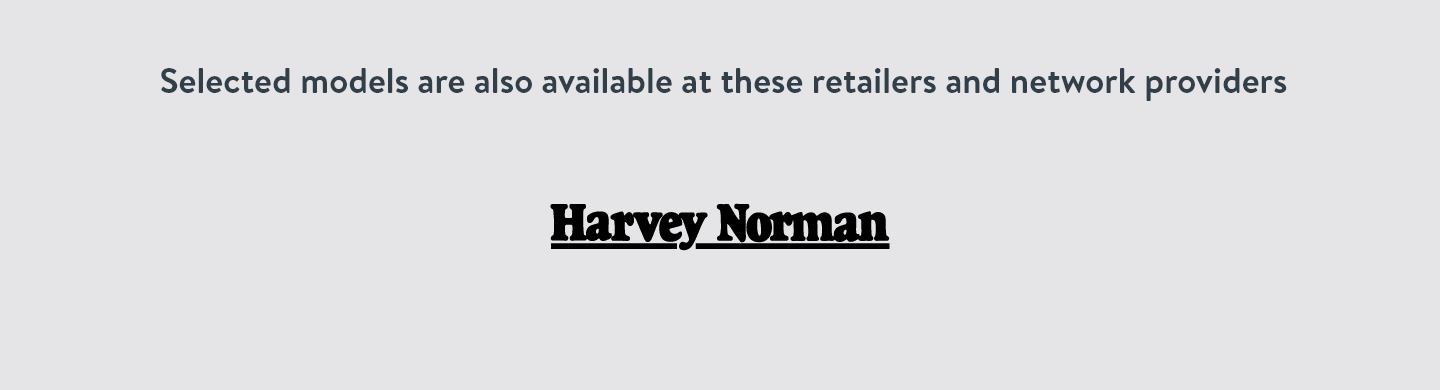 Selected retailers available at