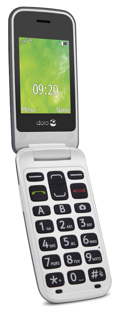Doro 2414 steel white left 