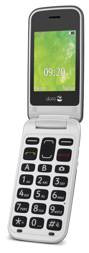 Doro 2414 steel white right 