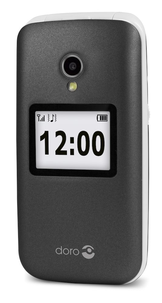 Doro 2424 graphite white closed right 