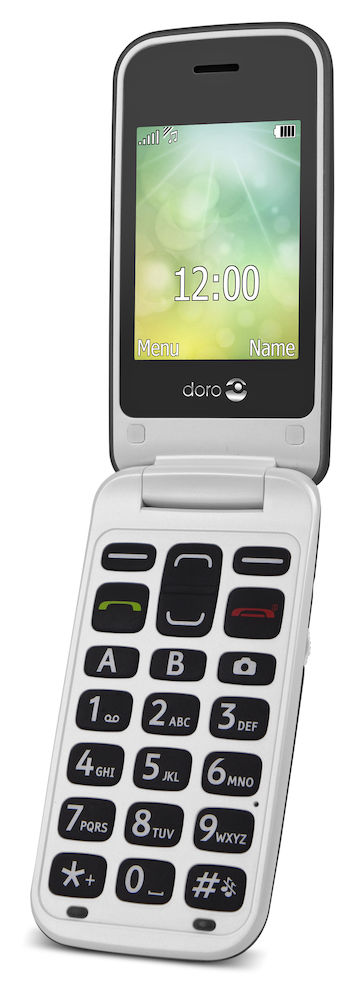 Doro 2424 graphite white right 