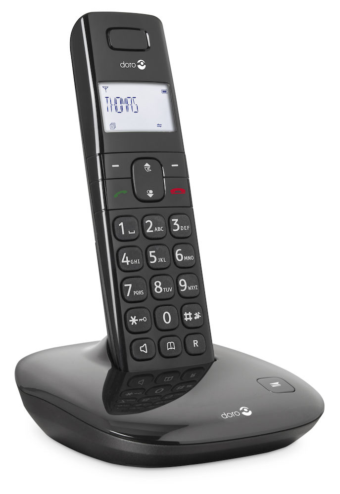 Téléphone Fixe sans Fils Doro Comfort 1010 - Noir