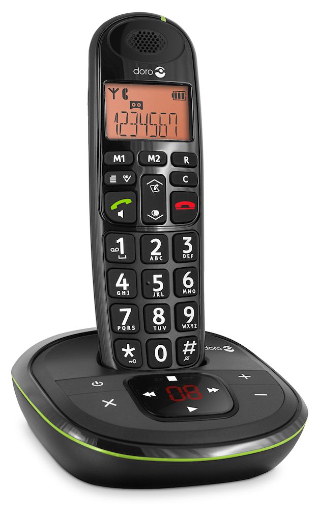 Doro PhoneEasy 105wr black left 