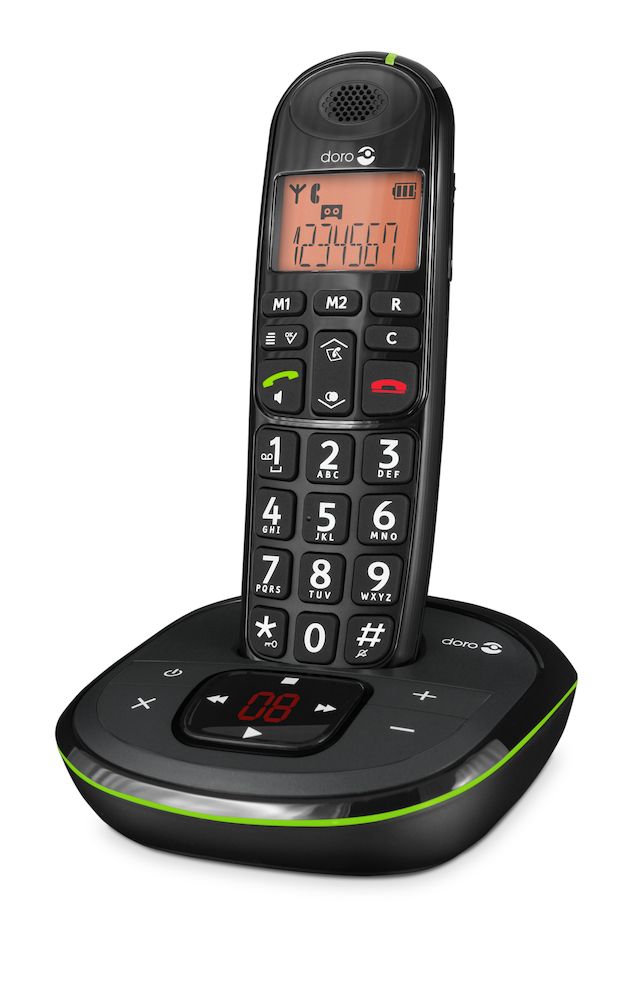 Doro PhoneEasy 105wr black right 