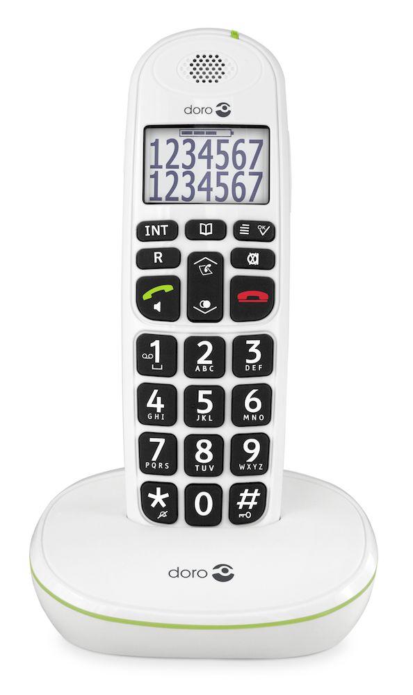 Doro PhoneEasy 110 white front 