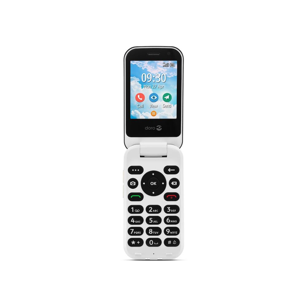 Doro 7080 Téléphone à clapet 4G pour sénior