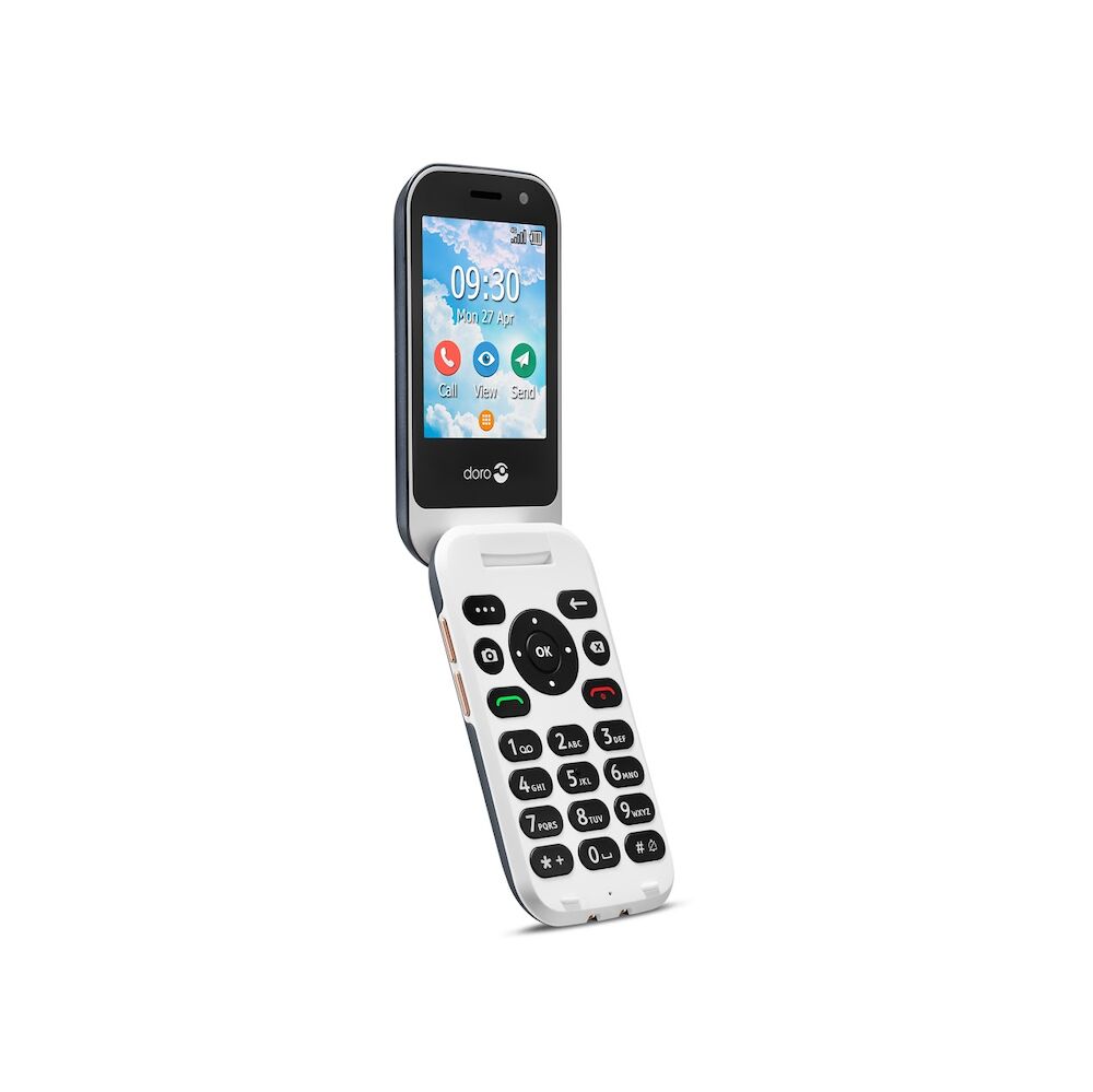 Doro 7080 Téléphone à clapet 4G pour sénior