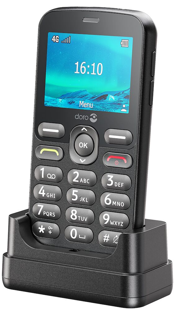 Doro 1380 - téléphone portable senior simplifié 2g double sim noir DORO Pas  Cher 