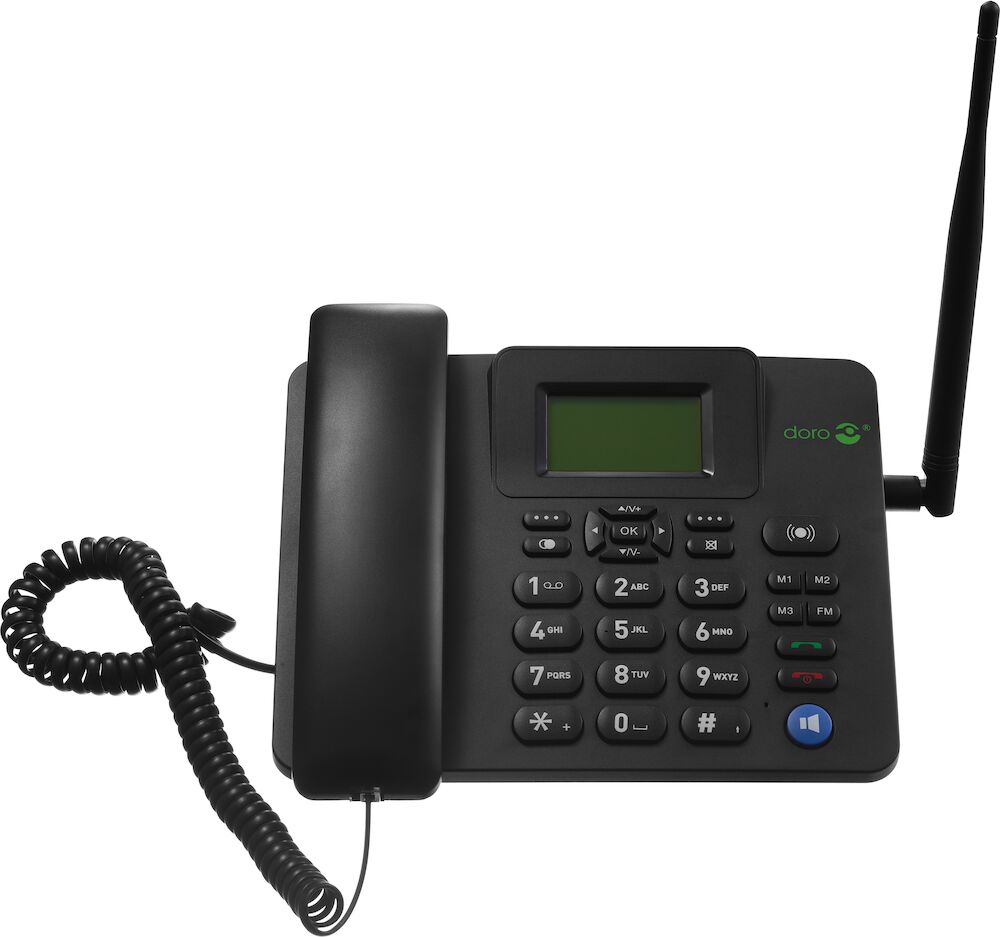 Fysic Fx-8025 - Téléphone Fixe Sénior Avec Répondeur Et Téléphone Sans Fil,  Noir à Prix Carrefour