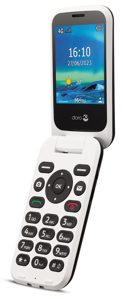 Teléfono Móvil (Doro 7060) Tapa, Pantalla Exterior, Apps, 4G, Productos  para mayores